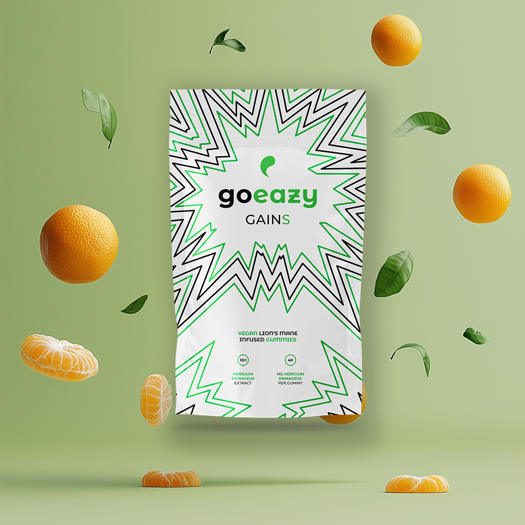 60 Lion's Mane Gummies for Better Focus